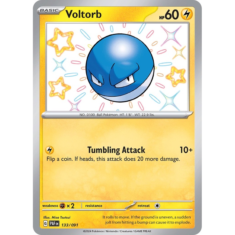 Voltorb (133/091) [Scarlet & Violet: Paldean Fates]