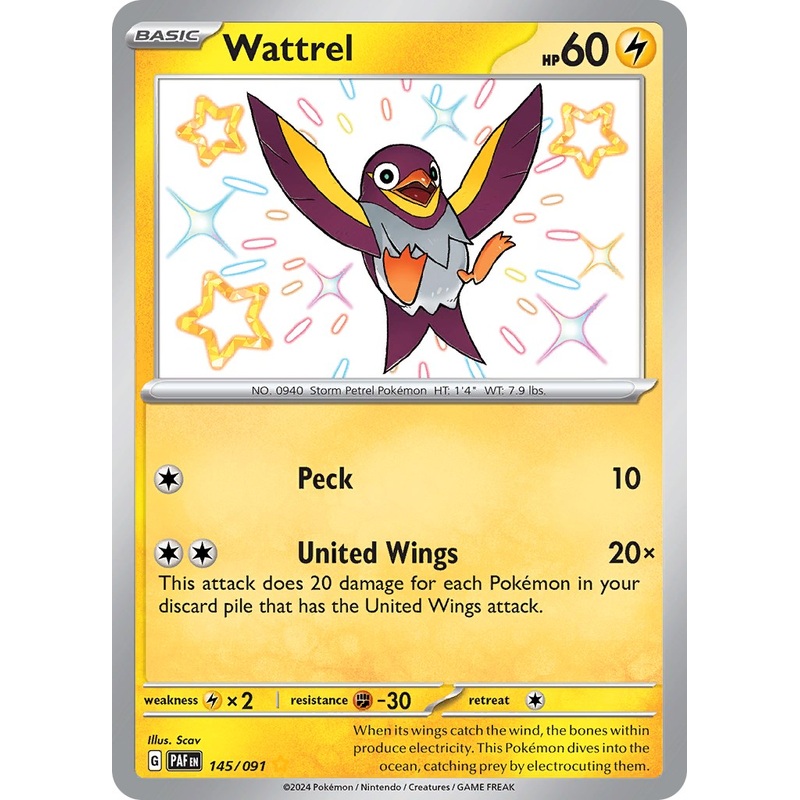 Wattrel (145/091) [Scarlet & Violet: Paldean Fates]