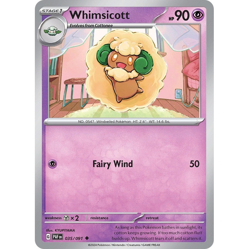 Whimsicott (035/091) [Scarlet & Violet: Paldean Fates]