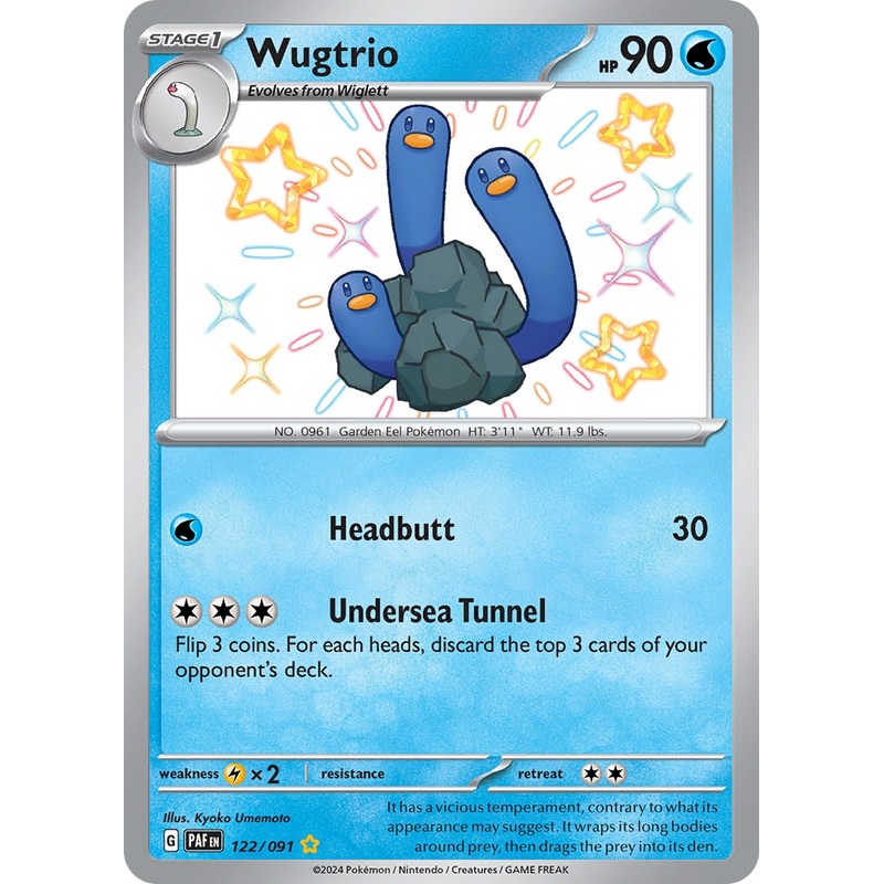 Wugtrio (122/091) [Scarlet & Violet: Paldean Fates]