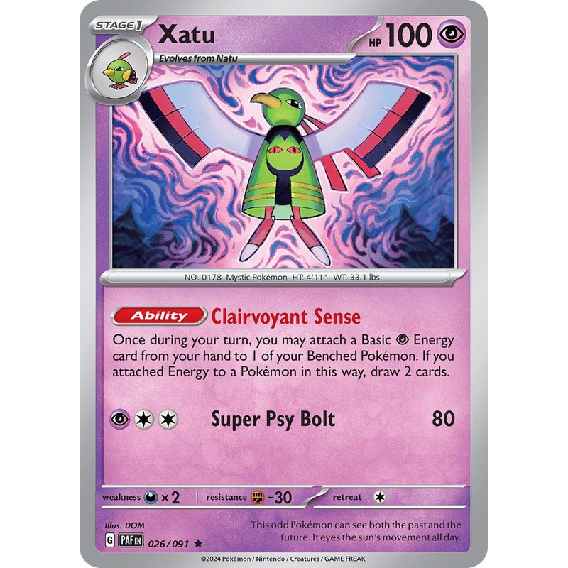 Xatu (026/091) [Scarlet & Violet: Paldean Fates]