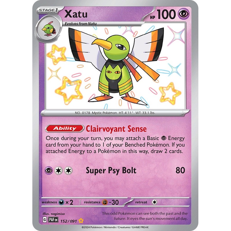 Xatu (152/091) [Scarlet & Violet: Paldean Fates]