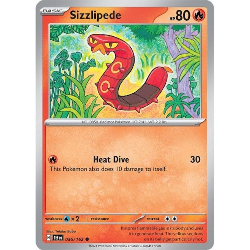 Sizzlipede (036/162) [Scarlet & Violet: Temporal Forces]