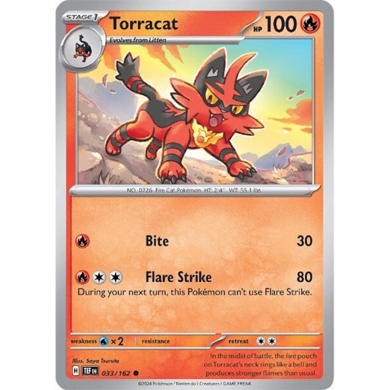 Torracat (033/162) [Scarlet & Violet: Temporal Forces]