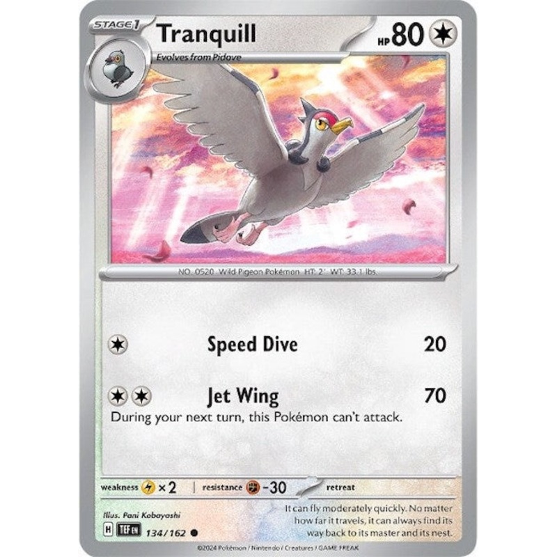 Tranquill (134/162) [Scarlet & Violet: Temporal Forces]