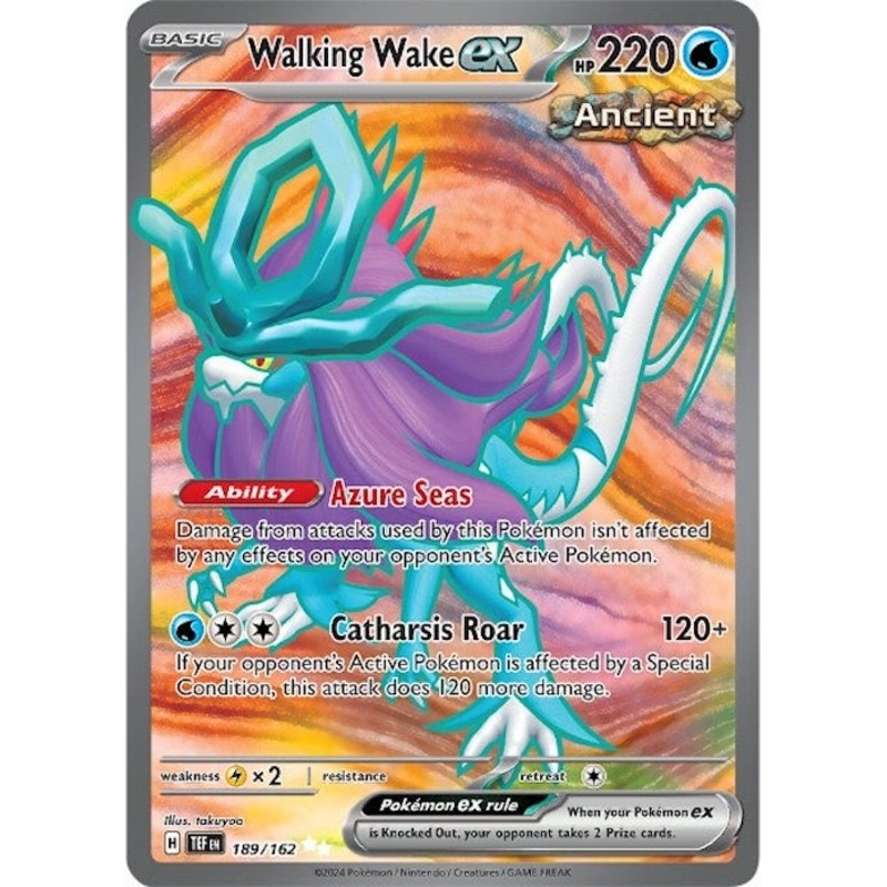 Walking Wake ex (189/162) [Scarlet & Violet: Temporal Forces]