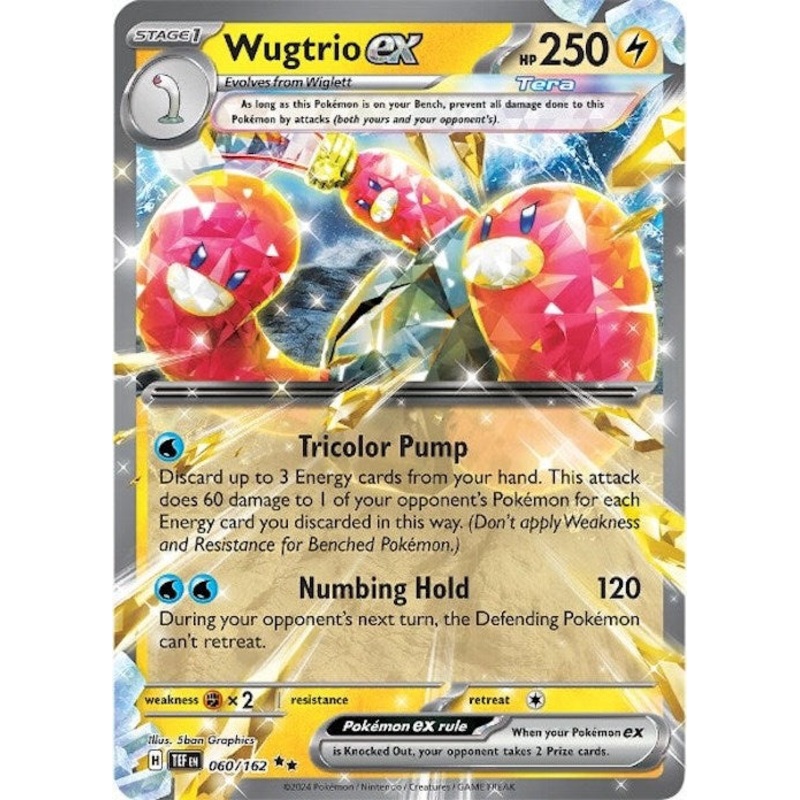 Wugtrio ex (060/162) [Scarlet & Violet: Temporal Forces]