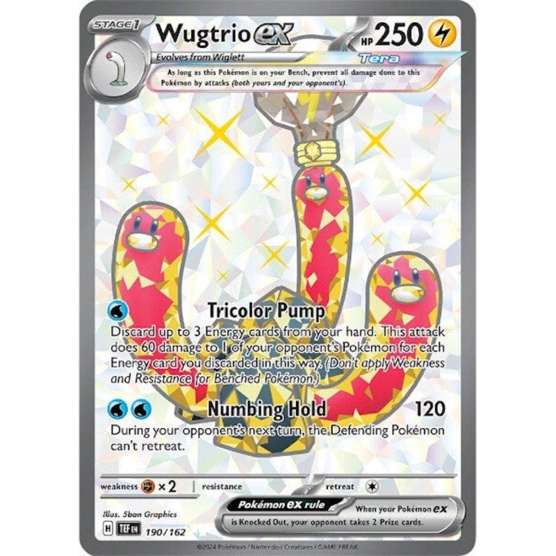 Wugtrio ex (190/162) [Scarlet & Violet: Temporal Forces]