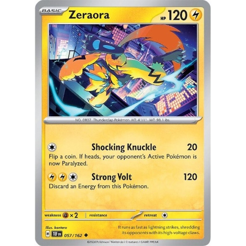 Zeraora (057/162) [Scarlet & Violet: Temporal Forces]