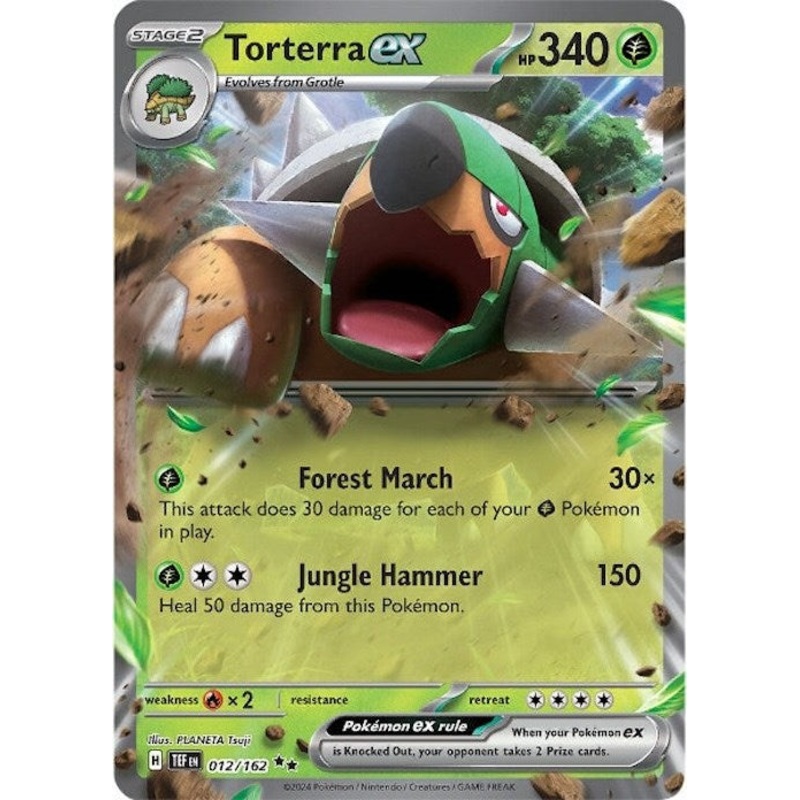 Torterra ex (012/162) [Scarlet & Violet: Temporal Forces]