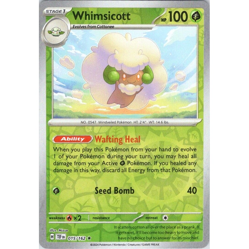 Whimsicott (015/162) [Scarlet & Violet: Temporal Forces]