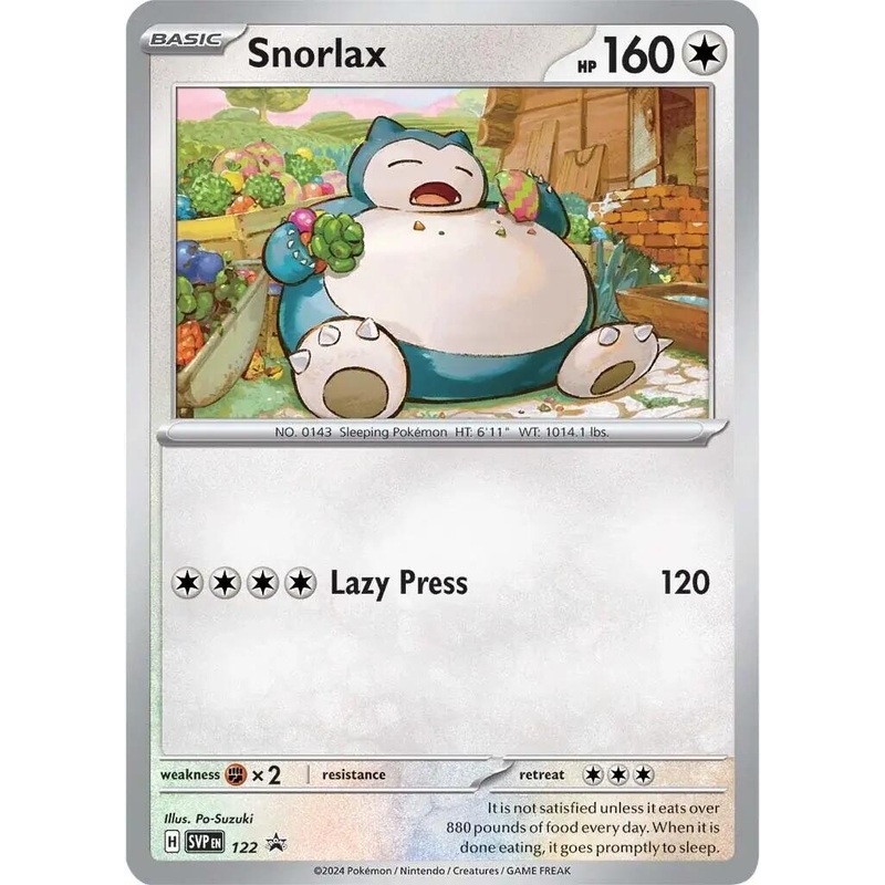 Snorlax (122) [Scarlet & Violet: Black Star Promos]