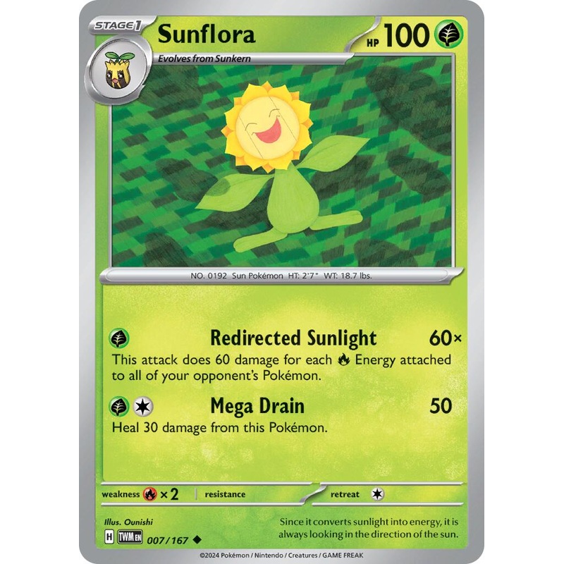 Sunflora (007/167) [Scarlet & Violet: Twilight Masquerade]