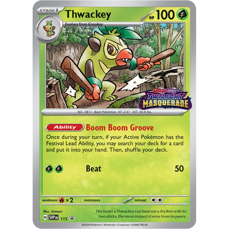 Thwackey (115) [Scarlet & Violet: Black Star Promos]