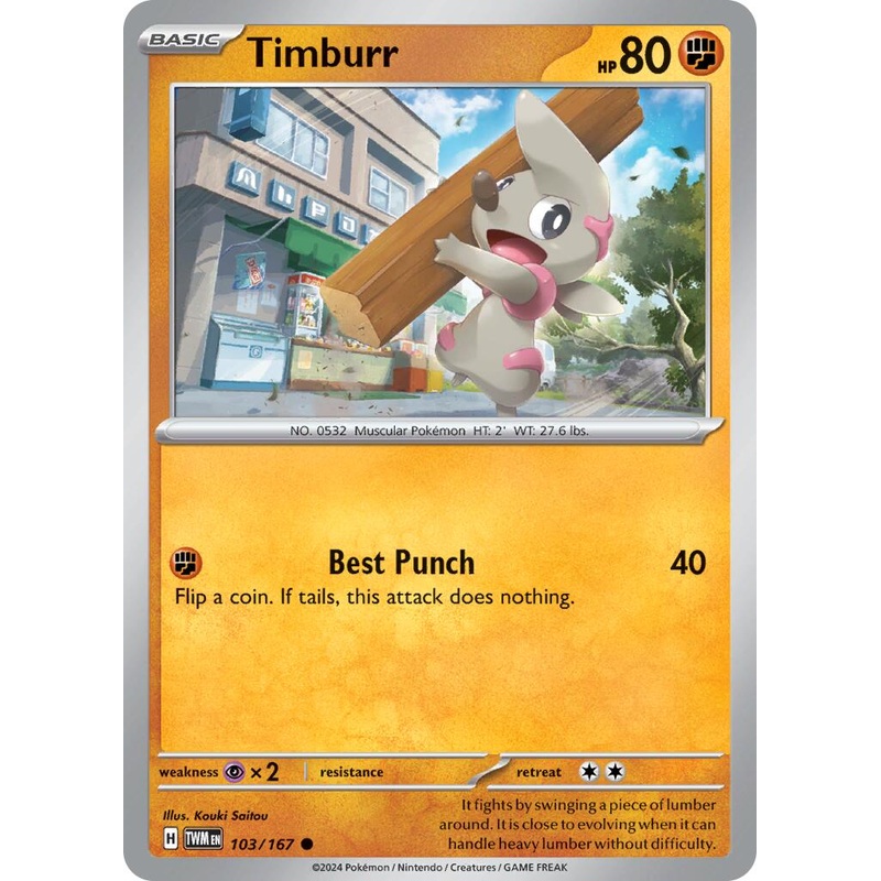 Timburr (103/167) [Scarlet & Violet: Twilight Masquerade]