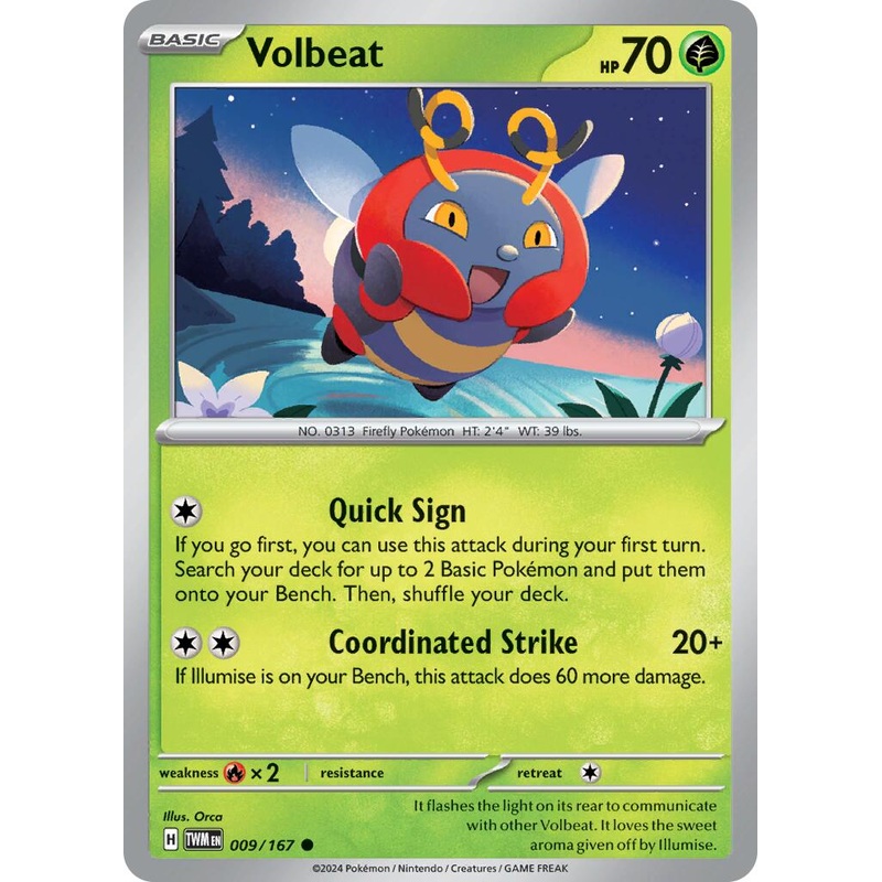Volbeat (009/167) [Scarlet & Violet: Twilight Masquerade]