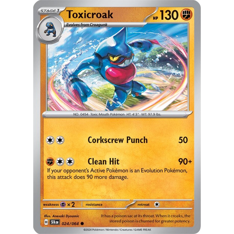 Toxicroak (024/064) [Scarlet & Violet: Shrouded Fable]