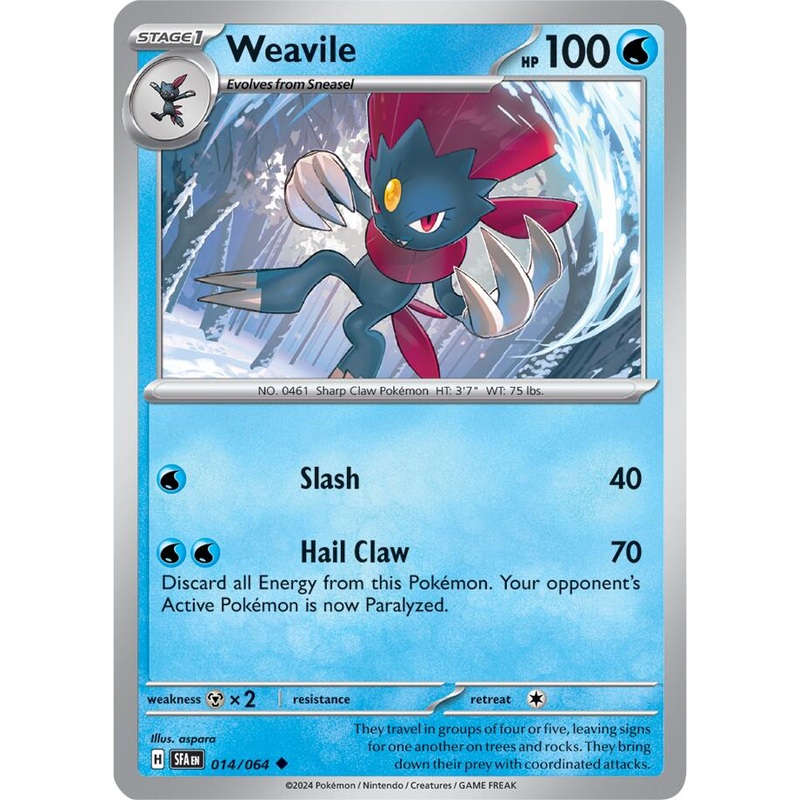Weavile (014/064) [Scarlet & Violet: Shrouded Fable]