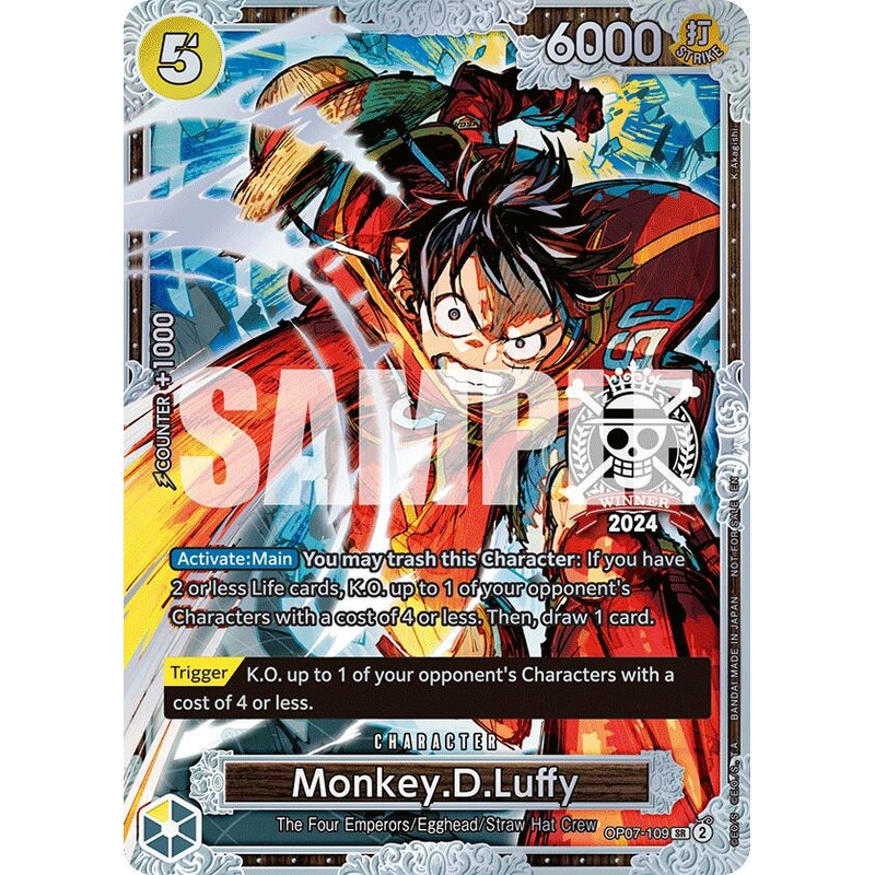 Monkey.D.Luffy (Championship 2024 World Final 2nd Place) [One Piece Promotion Cards]