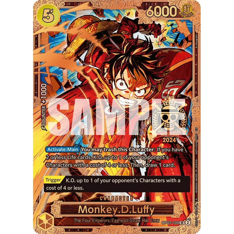 Monkey.D.Luffy (Championship 2024 World Final 3rd Place) [One Piece Promotion Cards]