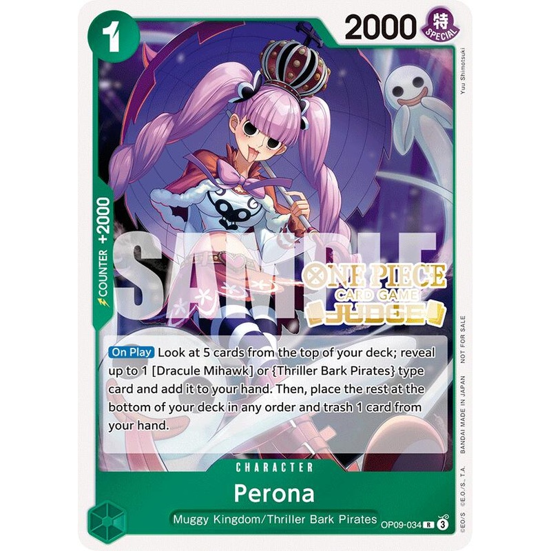Perona (Judge Pack Vol. 5) [One Piece Promotion Cards]