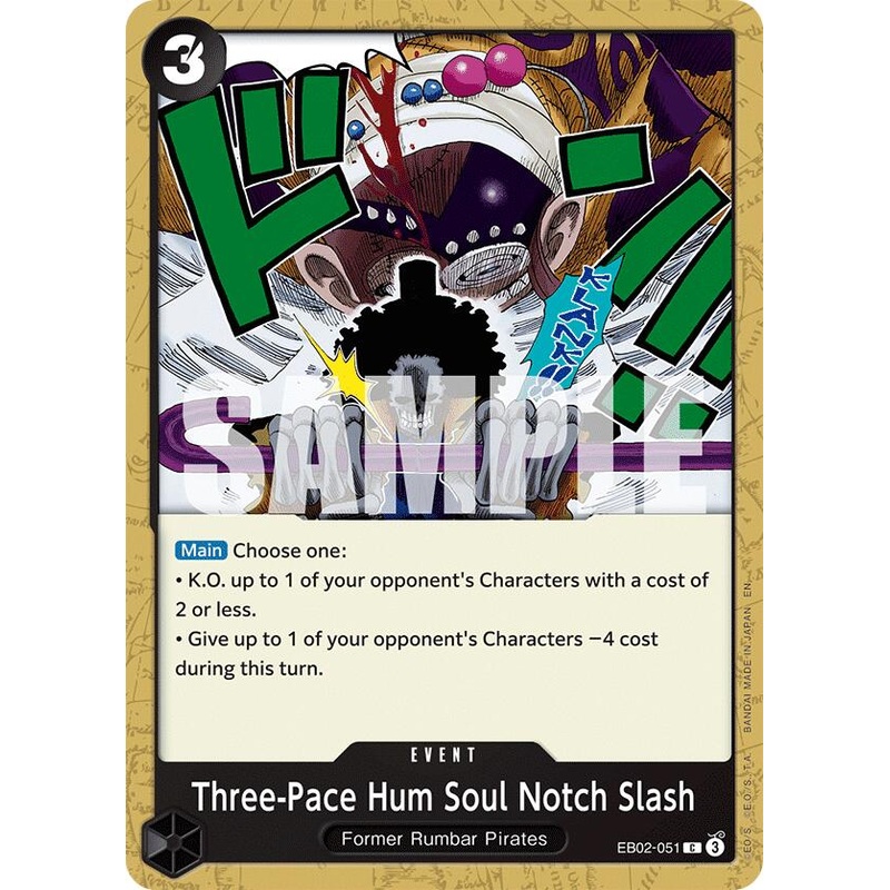 Three-Pace Hum Soul Notch Slash [Extra Booster: Anime 25th Collection]