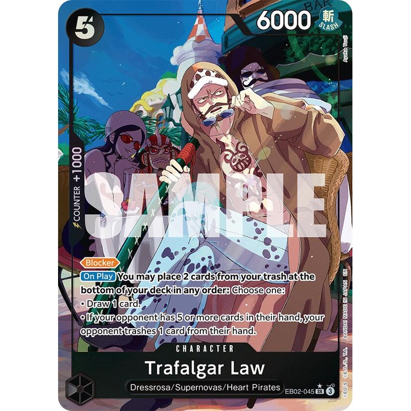 Trafalgar Law (Alternate Art) [Extra Booster: Anime 25th Collection]