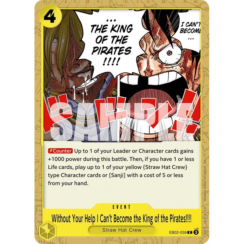 Without Your Help I Can't Become the King of the Pirates!!!! [Extra Booster: Anime 25th Collection]