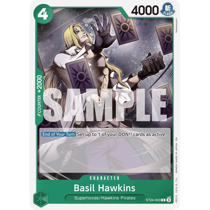 Basil Hawkins [Starter Deck: GREEN Jewelry Bonney]