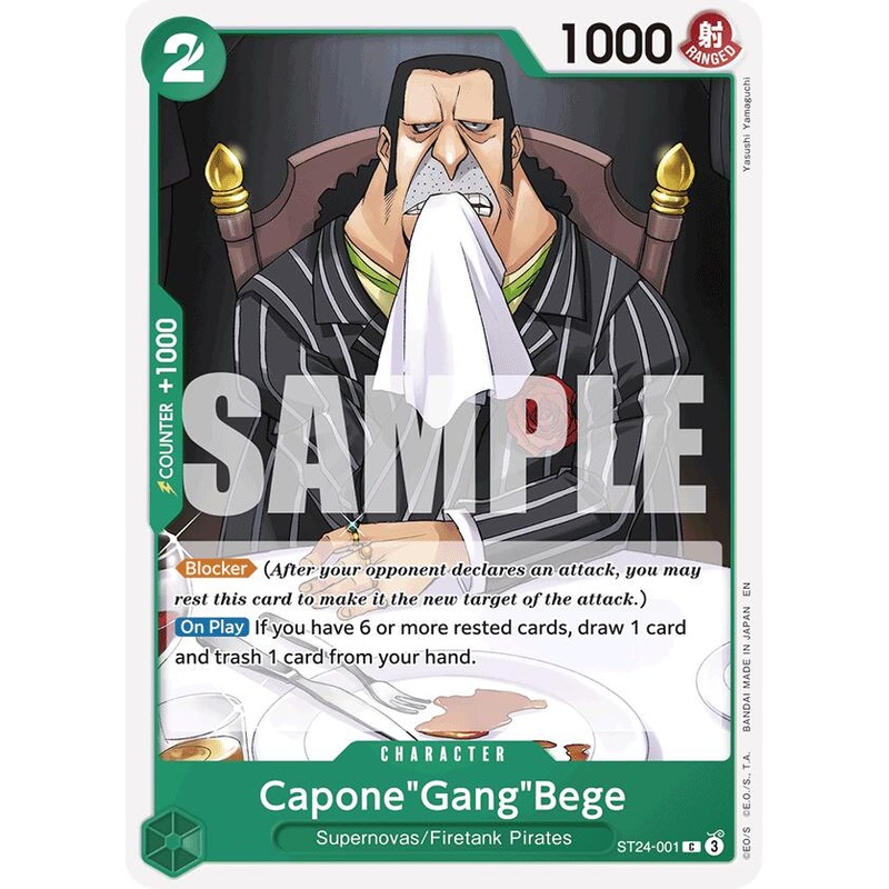 Capone"Gang"Bege [Starter Deck: GREEN Jewelry Bonney]