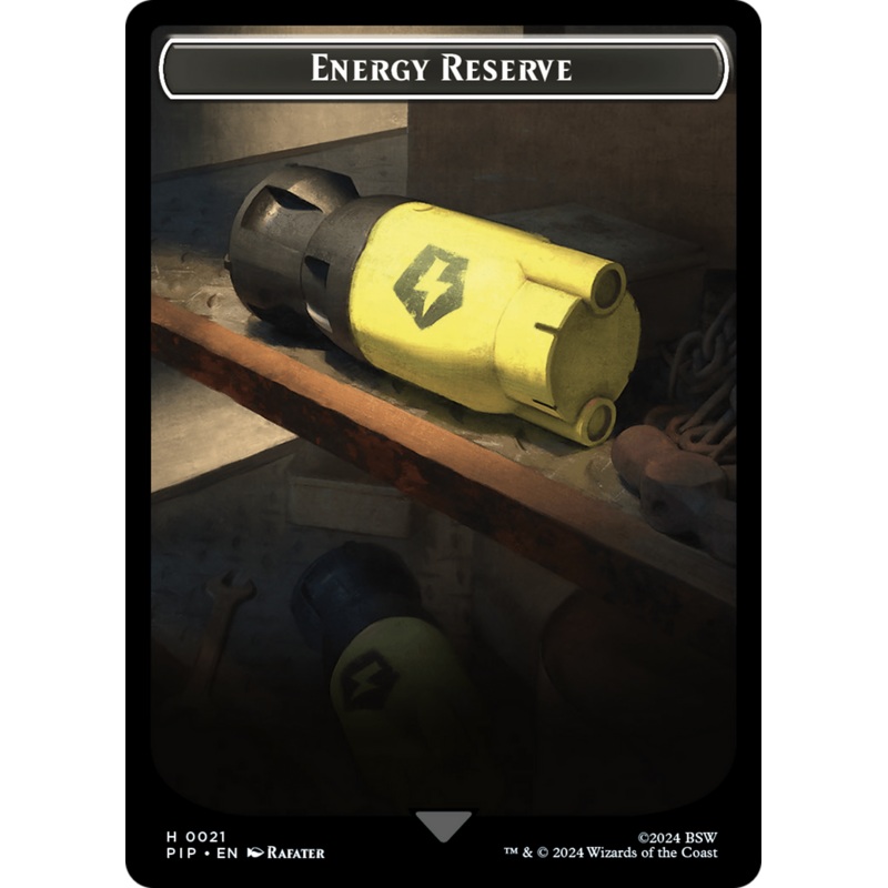 Energy Reserve // Human Soldier Double-Sided Token [Fallout Tokens]