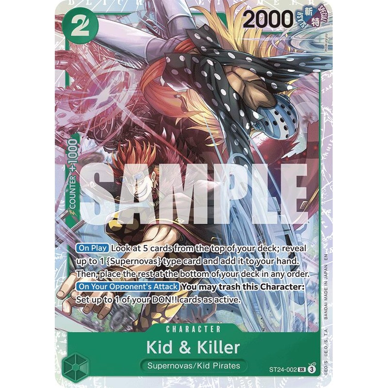 Kid & Killer [Starter Deck: GREEN Jewelry Bonney]