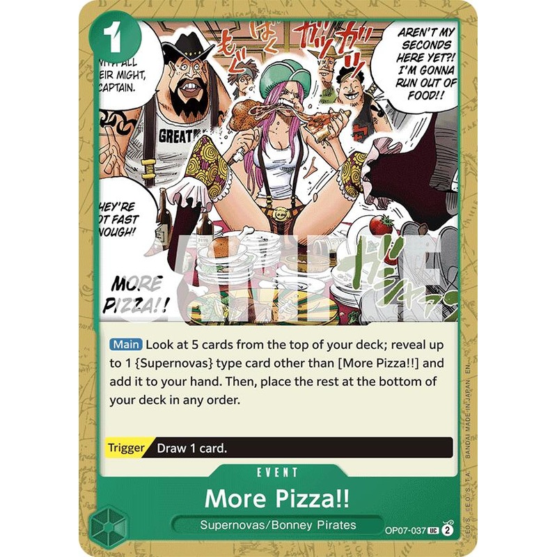 More Pizza!! (Reprint) [Starter Deck: GREEN Jewelry Bonney]