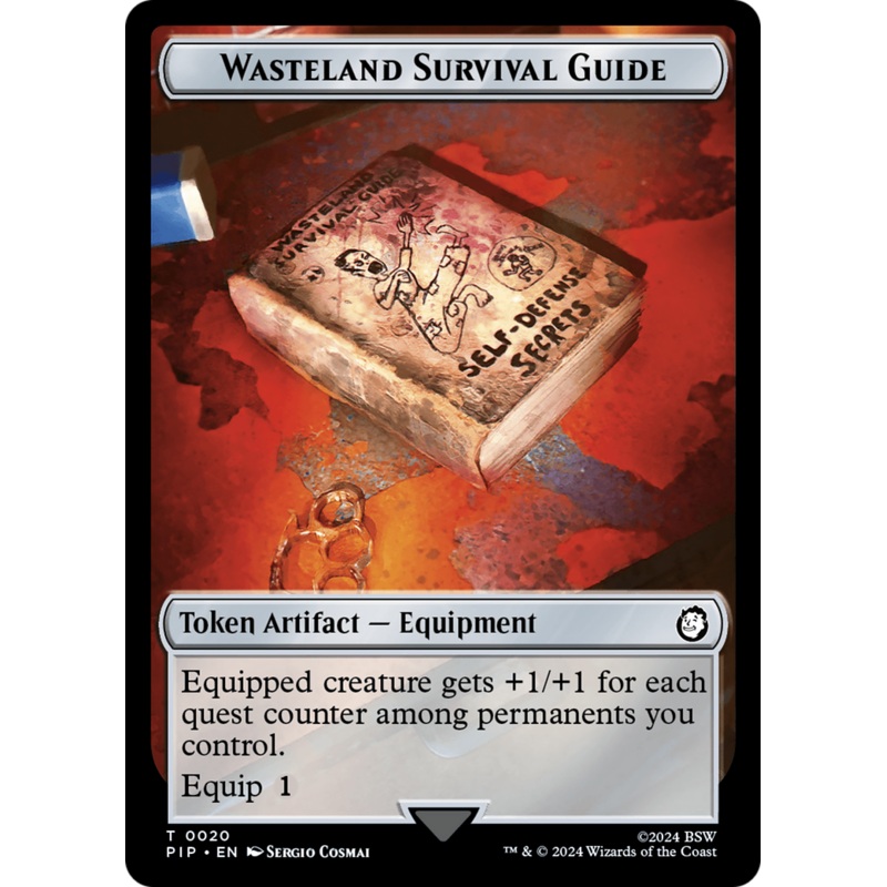 Radiation // Wasteland Survival Guide Double-Sided Token [Fallout Tokens]