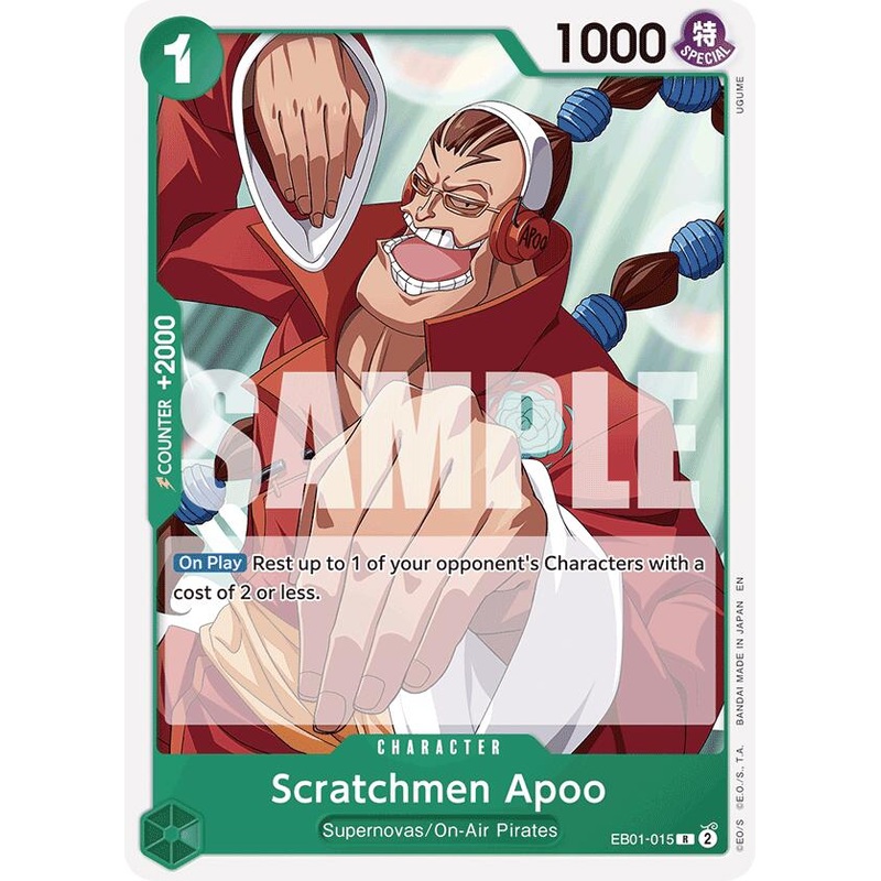 Scratchmen Apoo (Reprint) [Starter Deck: GREEN Jewelry Bonney]