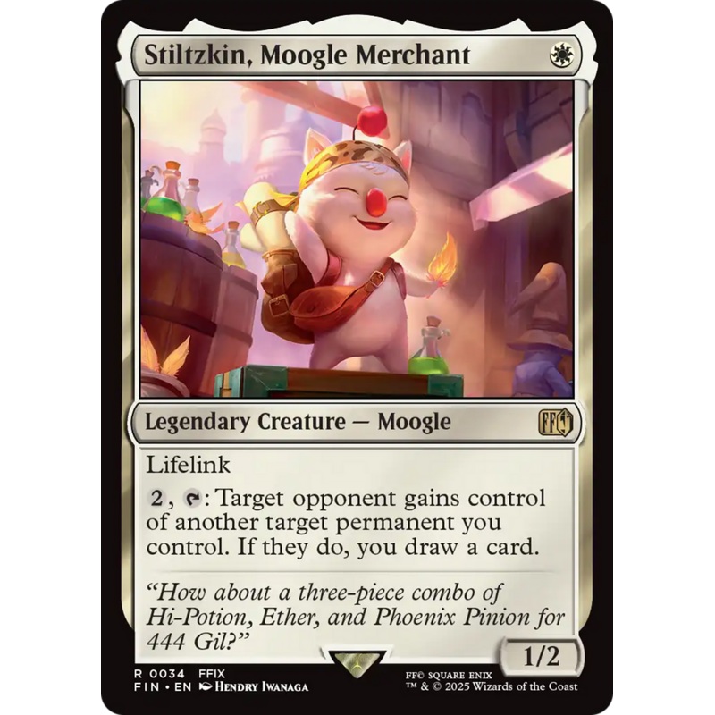 Stiltzkin, Moogle Merchant [FINAL FANTASY]