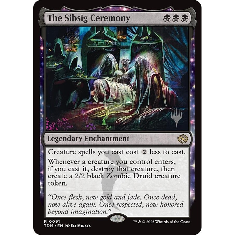 The Sibsig Ceremony [Tarkir: Dragonstorm Promos]