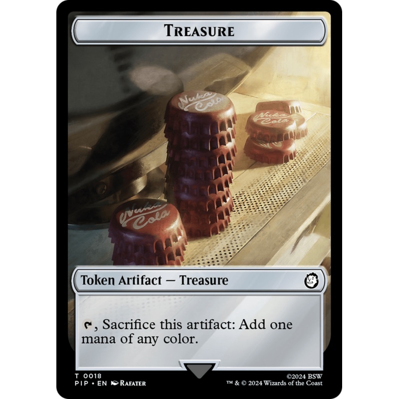 Treasure (0018) // Copy Double-Sided Token [Fallout Tokens]
