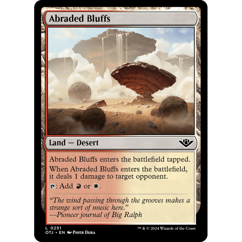 Abraded Bluffs [Outlaws of Thunder Junction]