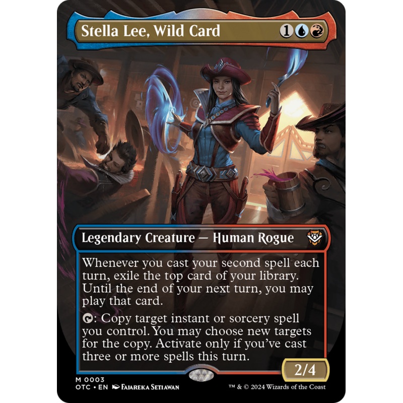 Stella Lee, Wild Card (Borderless) [Outlaws of Thunder Junction Commander]
