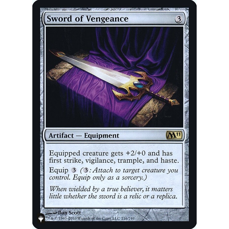 Sword of Vengeance [Secret Lair: Heads I Win, Tails You Lose]