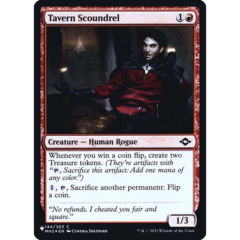 Tavern Scoundrel [Secret Lair: Heads I Win, Tails You Lose]