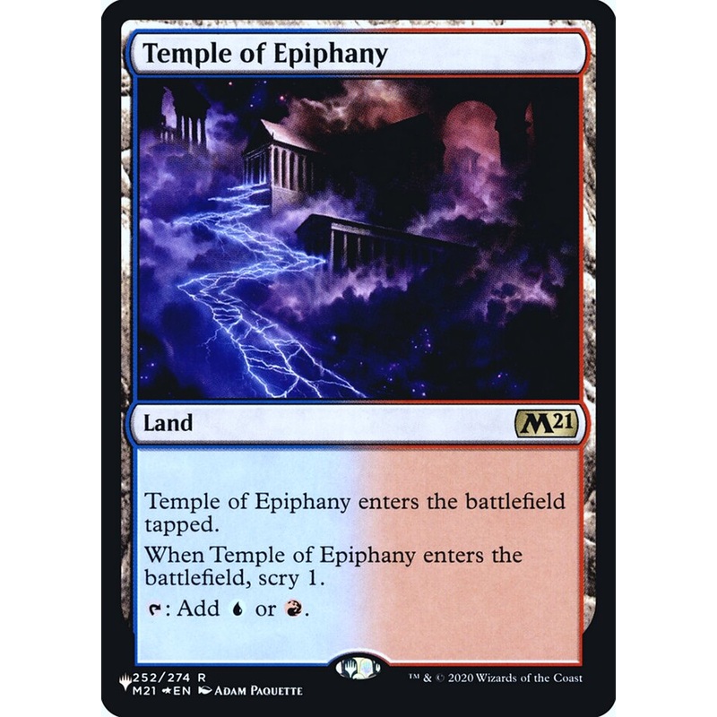 Temple of Epiphany [Secret Lair: Heads I Win, Tails You Lose]