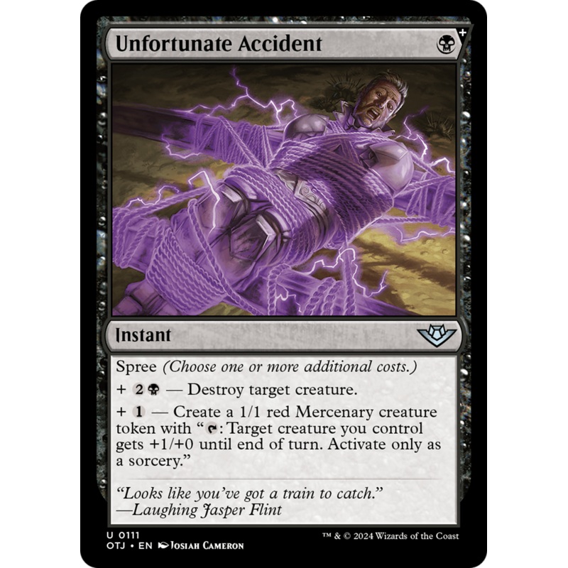 Unfortunate Accident [Outlaws of Thunder Junction]