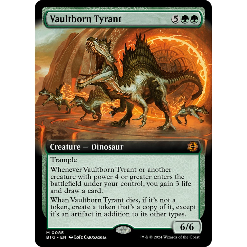 Vaultborn Tyrant (Extended Art) [Outlaws of Thunder Junction: The Big Score]