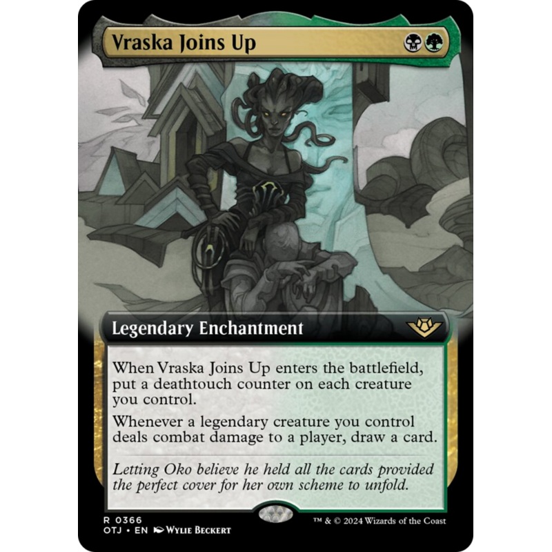 Vraska Joins Up (Extended Art) [Outlaws of Thunder Junction]