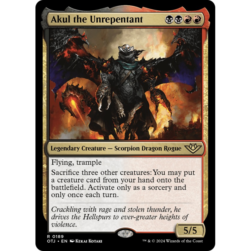 Akul the Unrepentant [Outlaws of Thunder Junction]