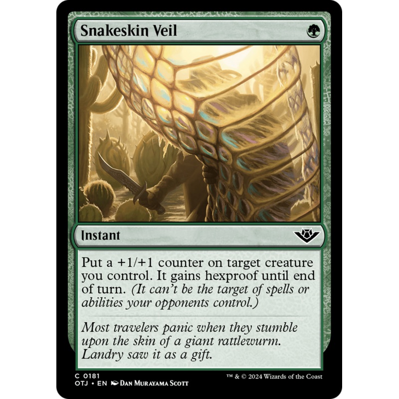 Snakeskin Veil [Outlaws of Thunder Junction]