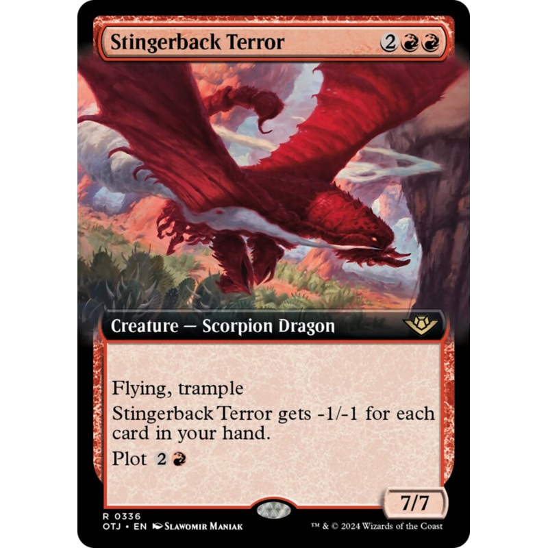 Stingerback Terror (Extended Art) [Outlaws of Thunder Junction]