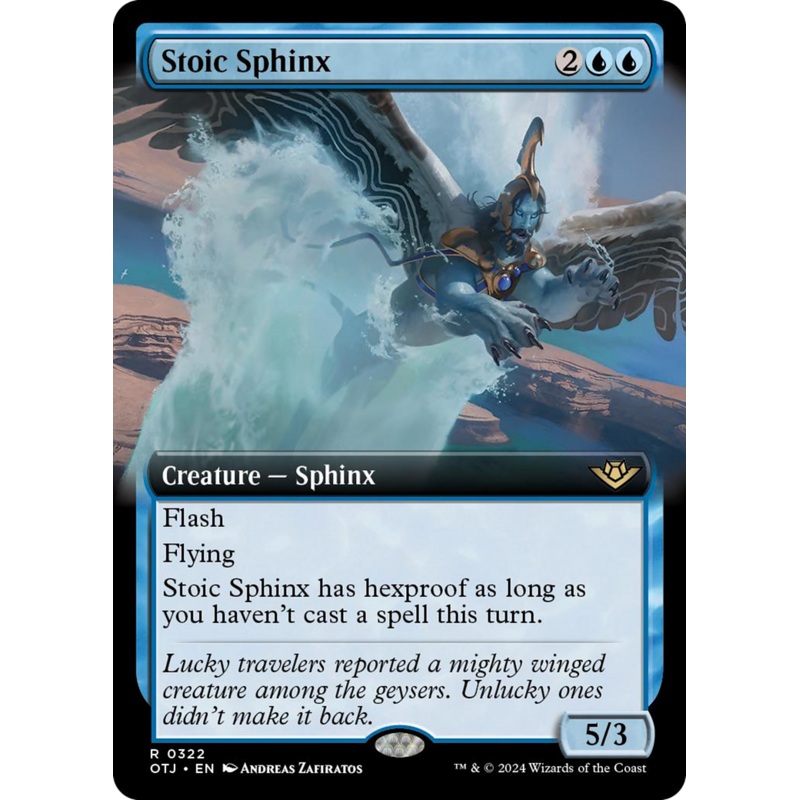 Stoic Sphinx (Extended Art) [Outlaws of Thunder Junction]